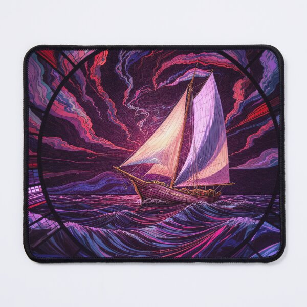 Item preview, Abstract Clipper Ship Nautical Ocean Scene designed and sold by GaffaDesigns.
