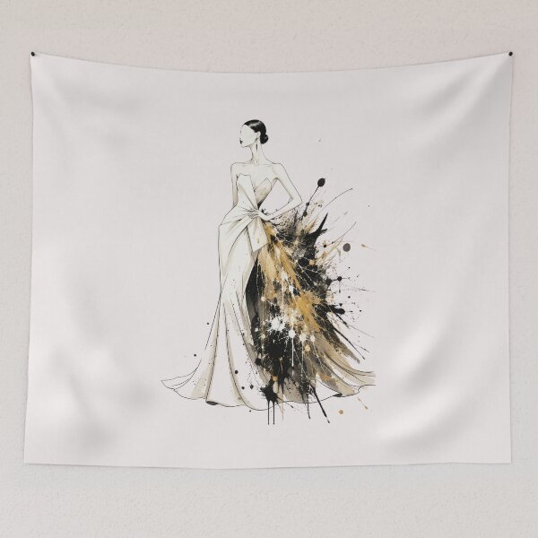 Item preview, Elegant Street Art—Luxury in the Form of Street Art and gold. designed and sold by NewtBoo.