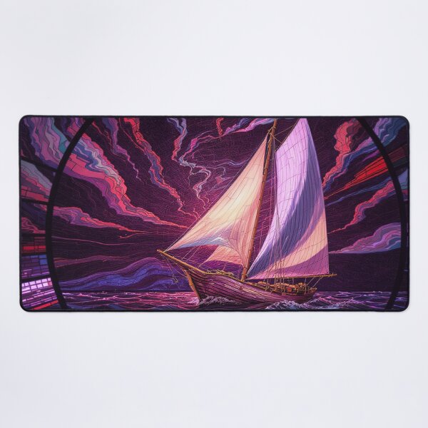 Item preview, Abstract Clipper Ship Nautical Ocean Scene designed and sold by GaffaDesigns.
