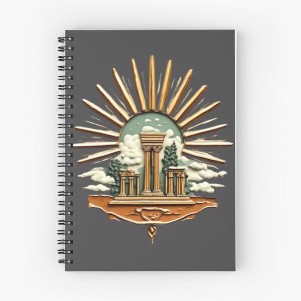 Item preview, Golden Sunburst with Ancient Roman Colosseum | Elysium Echoes Icon 01 designed and sold by Shift-Bloom.