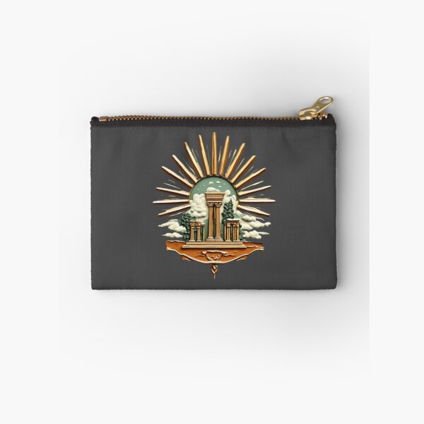 Item preview, Golden Sunburst with Ancient Roman Colosseum | Elysium Echoes Icon 01 designed and sold by Shift-Bloom.