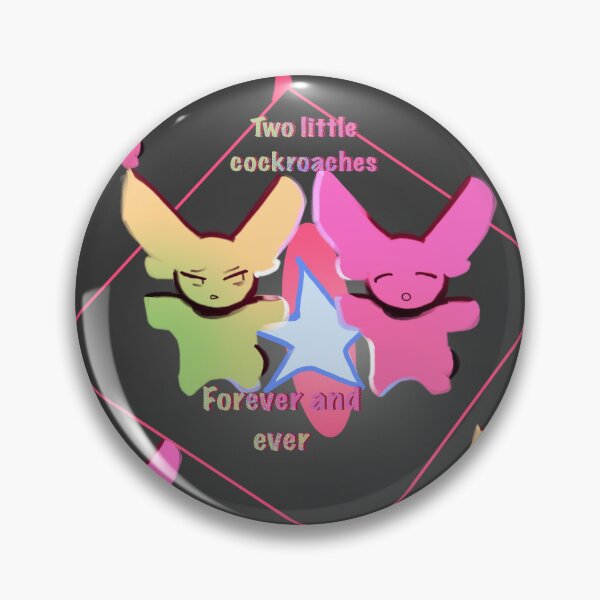 Item preview, Two cockroaches together forever =3 designed and sold by solostarleader-.