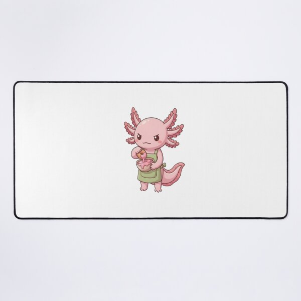 Item preview, Cute Axolotl Dipping Donut Frosting designed and sold by Ella_Sketch.