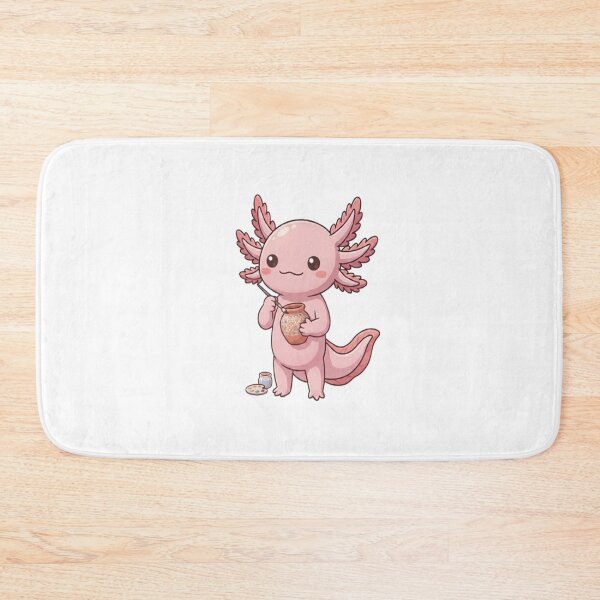 Item preview, Cute Axolotl Painting Clay Pottery designed and sold by Ella_Sketch.