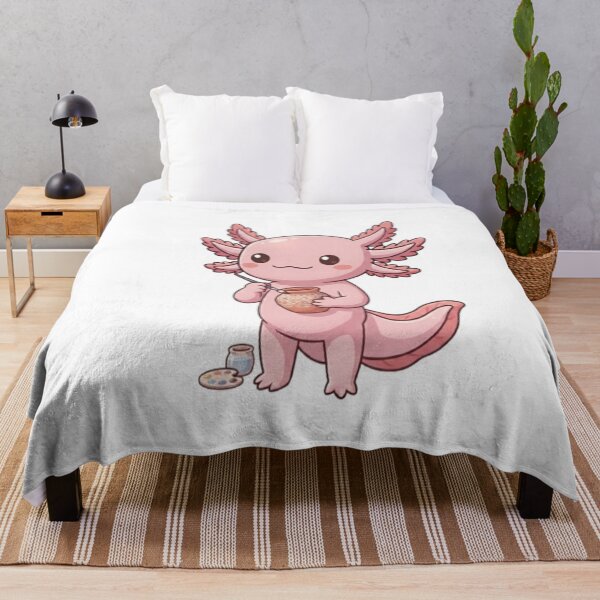 Item preview, Cute Axolotl Painting Clay Pottery designed and sold by Ella_Sketch.