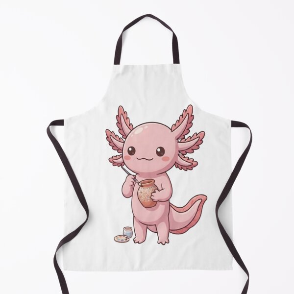 Item preview, Cute Axolotl Painting Clay Pottery designed and sold by Ella_Sketch.