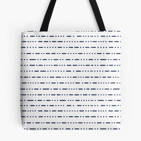 Item preview, Dot Dash Line Minimal Navy Seamless Pattern designed and sold by Inkworksbyshery.