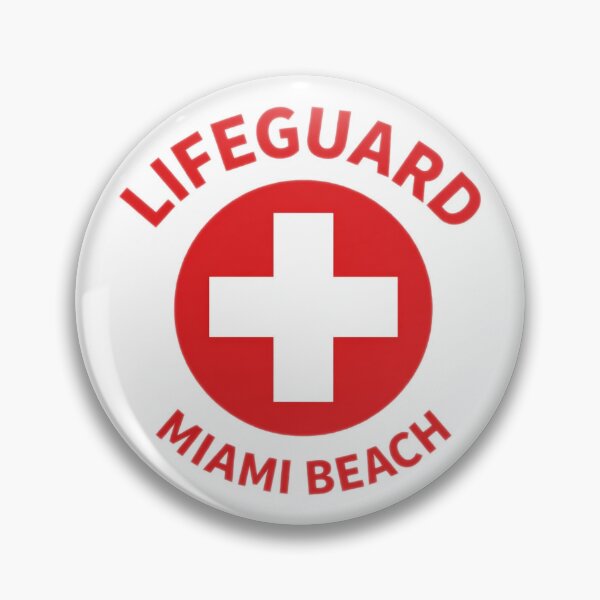 Item preview,  Lifeguard Miami Beach – Classic Rescue Emblem designed and sold by MysticOzzy.