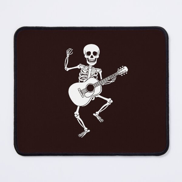 Item preview, Funny Skeleton Playing Guitar Illustration designed and sold by ArtPer-design.