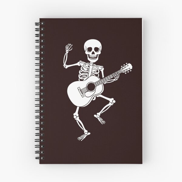 Item preview, Funny Skeleton Playing Guitar Illustration designed and sold by ArtPer-design.
