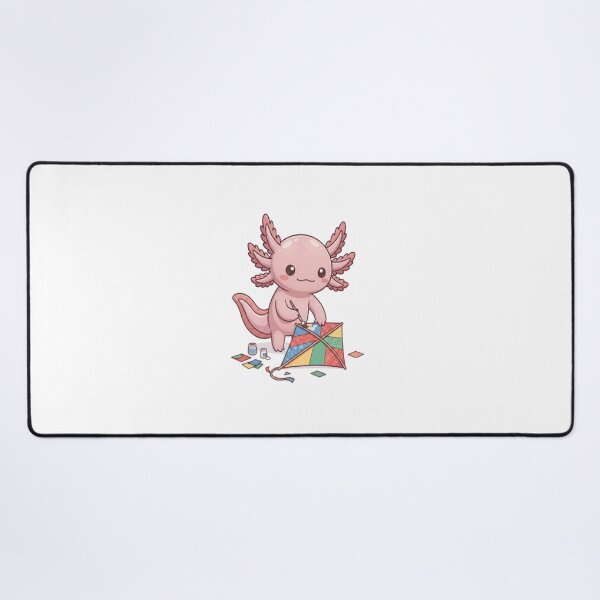 Item preview, Cute Axolotl Making Flying Kite designed and sold by Ella_Sketch.