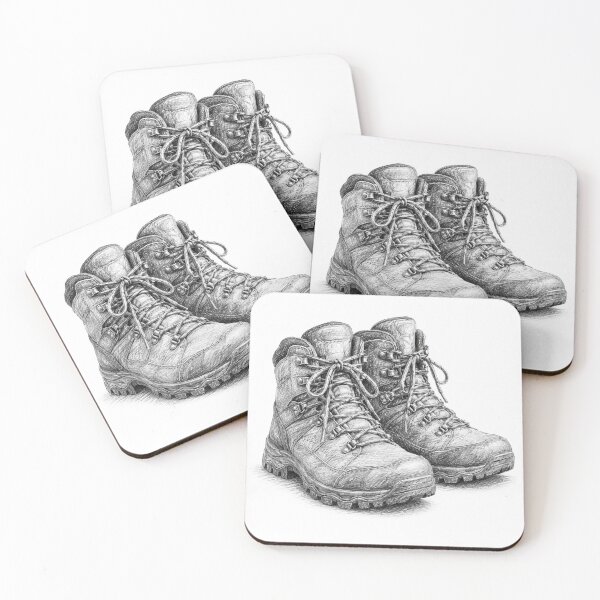 Item preview, Hiking Boots | Outdoor Drawing Collection designed and sold by naturalsurvival.