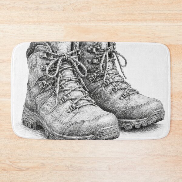 Item preview, Hiking Boots | Outdoor Drawing Collection designed and sold by naturalsurvival.