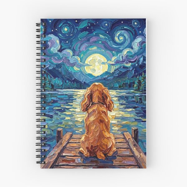Item preview, On The Dock – Red Cocker Spaniel designed and sold by AjaTrier.