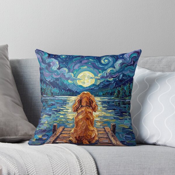 Item preview, On The Dock – Red Cocker Spaniel designed and sold by AjaTrier.