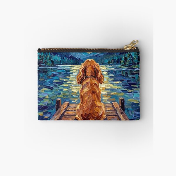 Item preview, On The Dock – Red Cocker Spaniel designed and sold by AjaTrier.