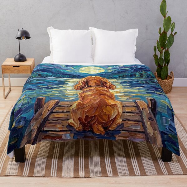 Item preview, On The Dock – Red Cocker Spaniel designed and sold by AjaTrier.