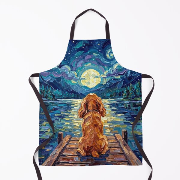 Item preview, On The Dock – Red Cocker Spaniel designed and sold by AjaTrier.