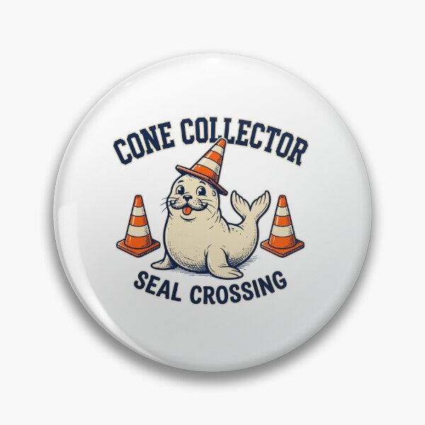 Item preview, Neil the Seal - Emotional Support Cone | Funny Tasmanian Seal designed and sold by Uglyandcute.