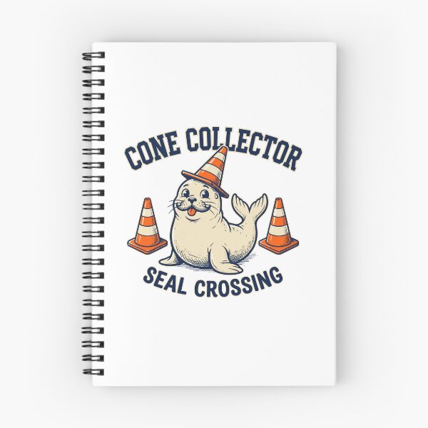 Item preview, Neil the Seal - Emotional Support Cone | Funny Tasmanian Seal designed and sold by Uglyandcute.