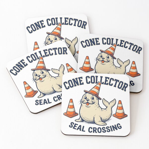 Item preview, Neil the Seal - Emotional Support Cone | Funny Tasmanian Seal designed and sold by Uglyandcute.