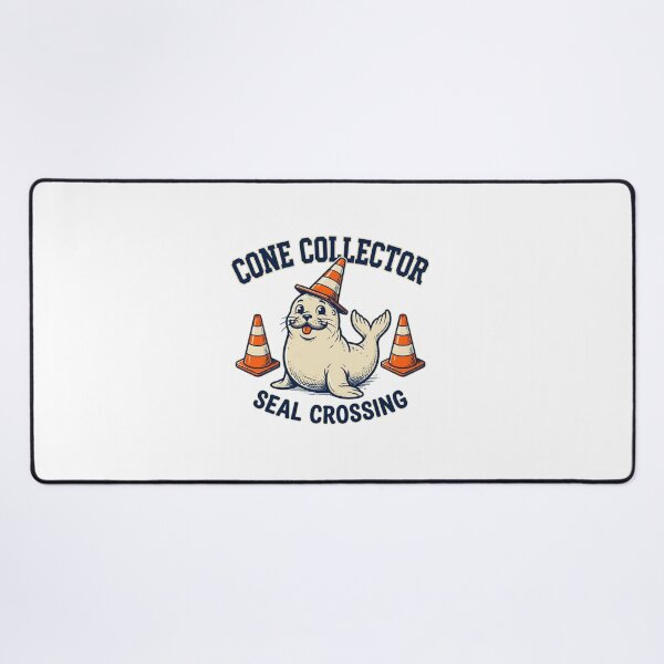 Item preview, Neil the Seal - Emotional Support Cone | Funny Tasmanian Seal designed and sold by Uglyandcute.