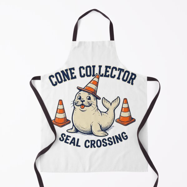 Item preview, Neil the Seal - Emotional Support Cone | Funny Tasmanian Seal designed and sold by Uglyandcute.