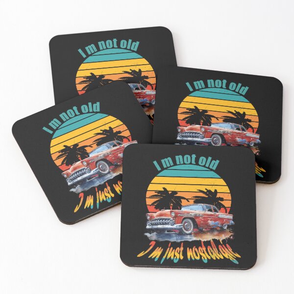 Item preview, I'm Not Old I'm Just Nostalgic Retro Car designed and sold by cameleon style.
