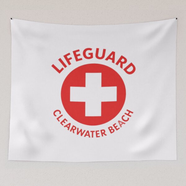 Item preview, Lifeguard Clearwater Beach – Classic Rescue Emblem designed and sold by MysticOzzy.