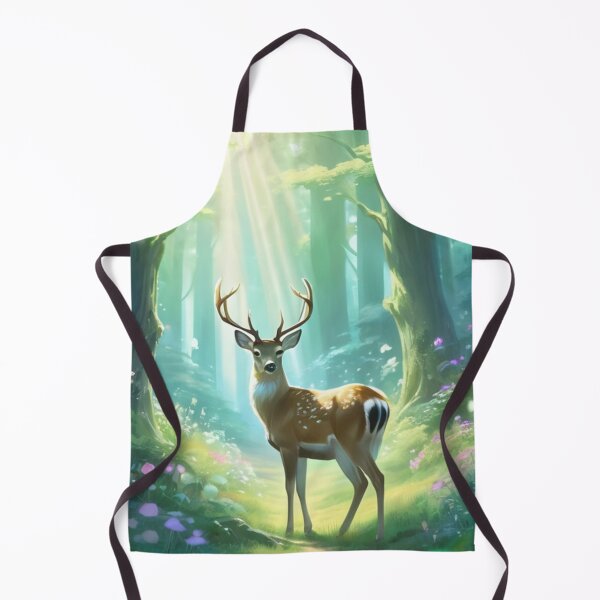 Item preview, Nature - Deer in a Luminous Clearing, Forest Harmony designed and sold by World-Pets.