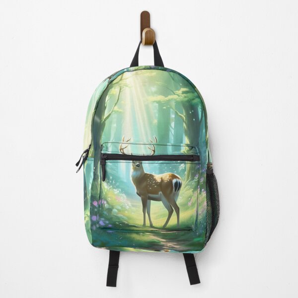 Item preview, Nature - Deer in a Luminous Clearing, Forest Harmony designed and sold by World-Pets.