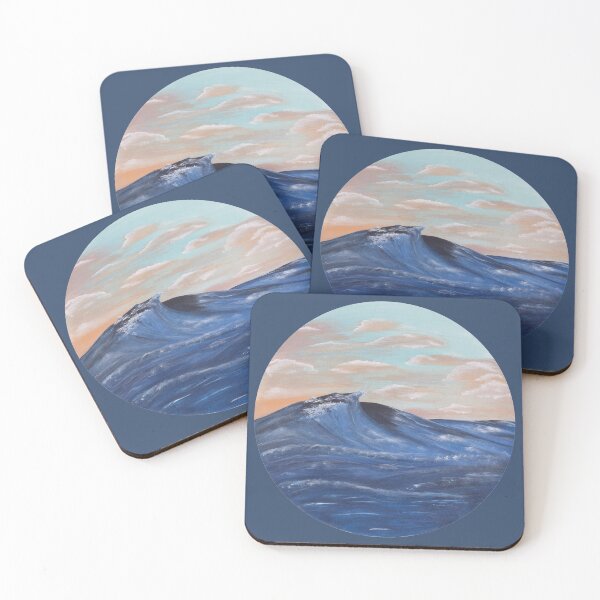 Item preview, Ocean Wave Beneath Sunset Sky designed and sold by ARTIFIED.BY.FRIENDSHIP.