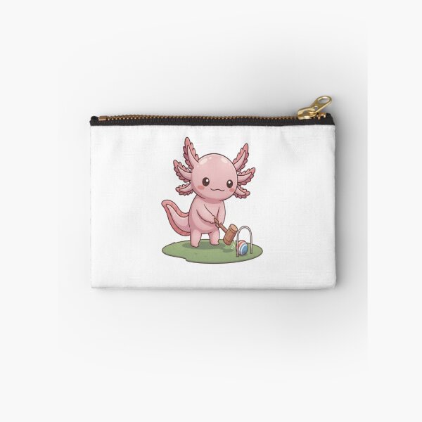 Item preview, Cute Axolotl Playing Croquet Game designed and sold by Ella_Sketch.