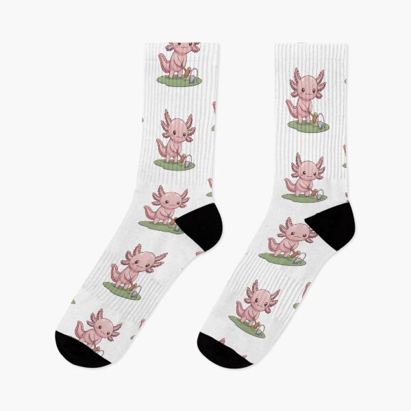 Item preview, Cute Axolotl Playing Croquet Game designed and sold by Ella_Sketch.