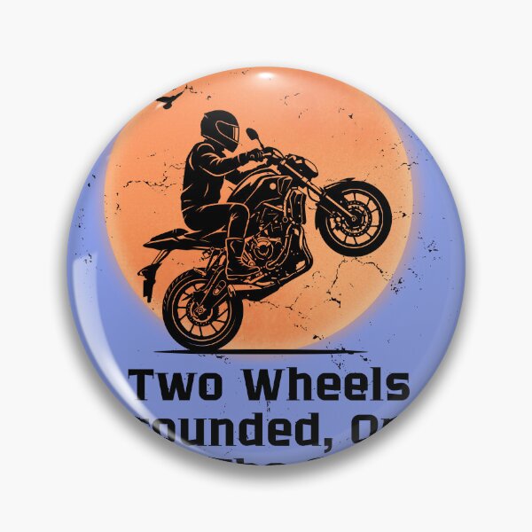Item preview, Two Wheels Grounded One In The Sky Retro Motorcycle designed and sold by AhmadAnnaPrints.