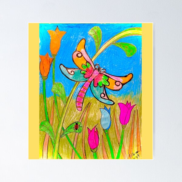 Item preview, Flight of the Dragonfly designed and sold by Haxson37art.