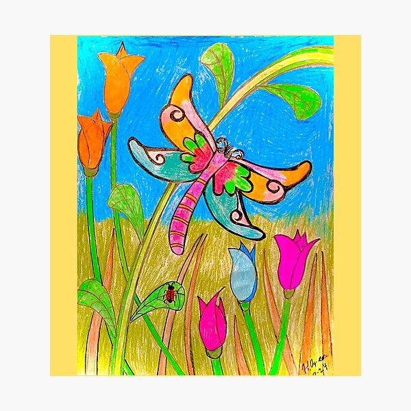 Item preview, Flight of the Dragonfly designed and sold by Haxson37art.