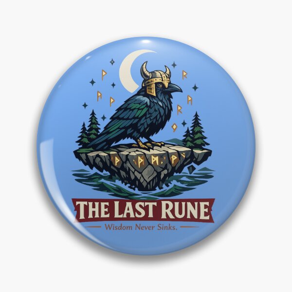 Item preview, The Last Rune – Viking Raven Wisdom designed and sold by Dogandesighn.