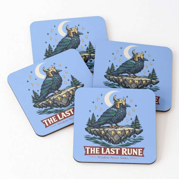 Item preview, The Last Rune – Viking Raven Wisdom designed and sold by Dogandesighn.