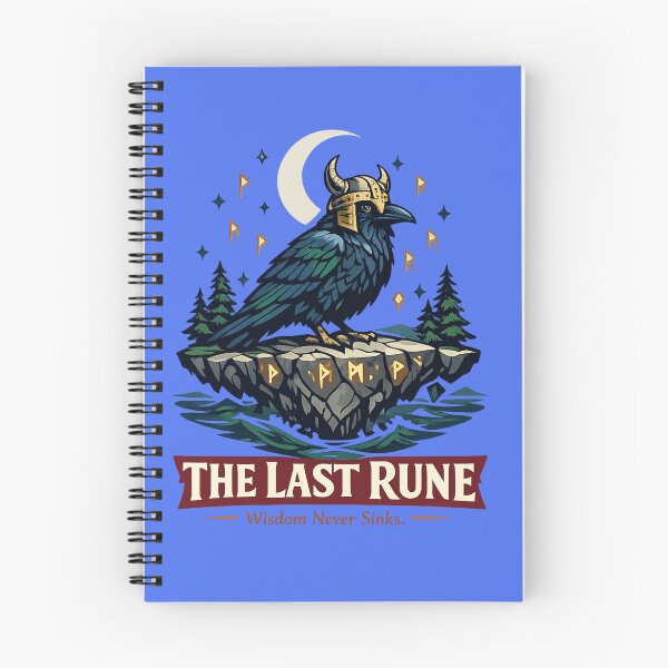 Item preview, The Last Rune – Viking Raven Wisdom designed and sold by Dogandesighn.