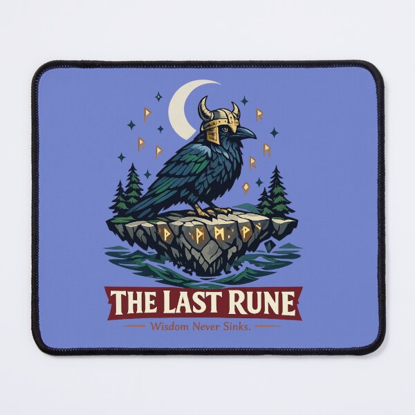 Item preview, The Last Rune – Viking Raven Wisdom designed and sold by Dogandesighn.