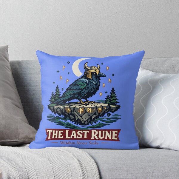 Item preview, The Last Rune – Viking Raven Wisdom designed and sold by Dogandesighn.