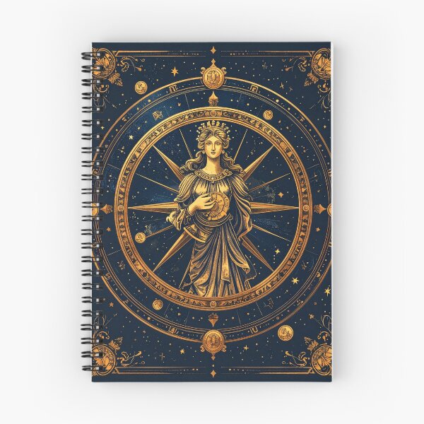 Item preview, Fortuna Wheel of Fortune Goddess Illustration designed and sold by MythicFortune .