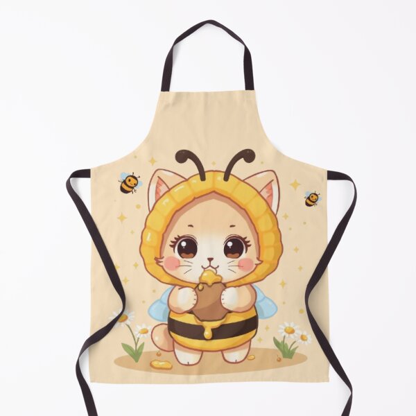 Item preview, Kawaii Bee Cat Sticker | Cute Honey Kitty Spring Design designed and sold by Stylestickers55.