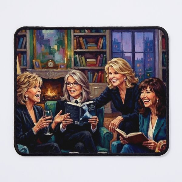 Item preview, The Book Club Retro Rom-Com Comedy Drama Tribute Art Poster designed and sold by Art's Diner.