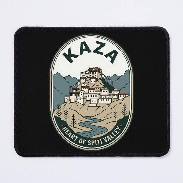 Item preview, Kaza Spiti Valley Vintage Travel Emblem designed and sold by k3rstman1.