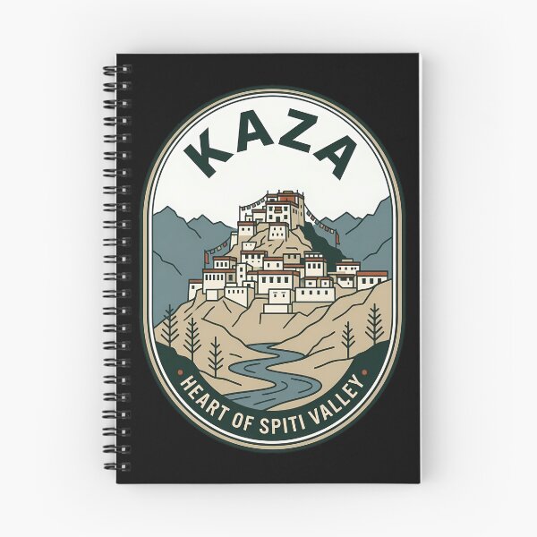 Item preview, Kaza Spiti Valley Vintage Travel Emblem designed and sold by k3rstman1.