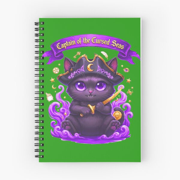 Item preview, Pirate Witch Black Cat Sticker | Cute Gothic Halloween Cat Design designed and sold by Mahilis.