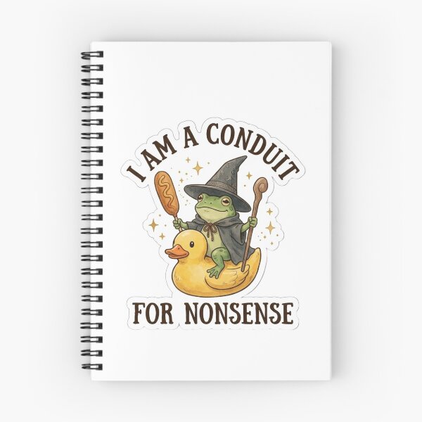 Item preview, I Am A Conduit For Nonsense Wizard Frog designed and sold by raedattia.