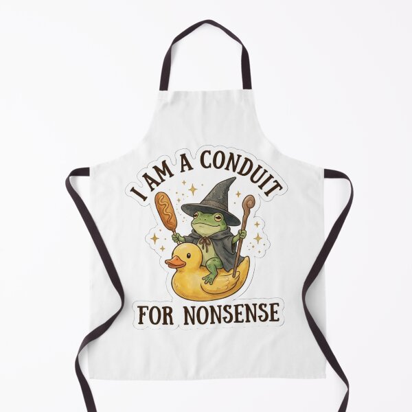 Item preview, I Am A Conduit For Nonsense Wizard Frog designed and sold by raedattia.
